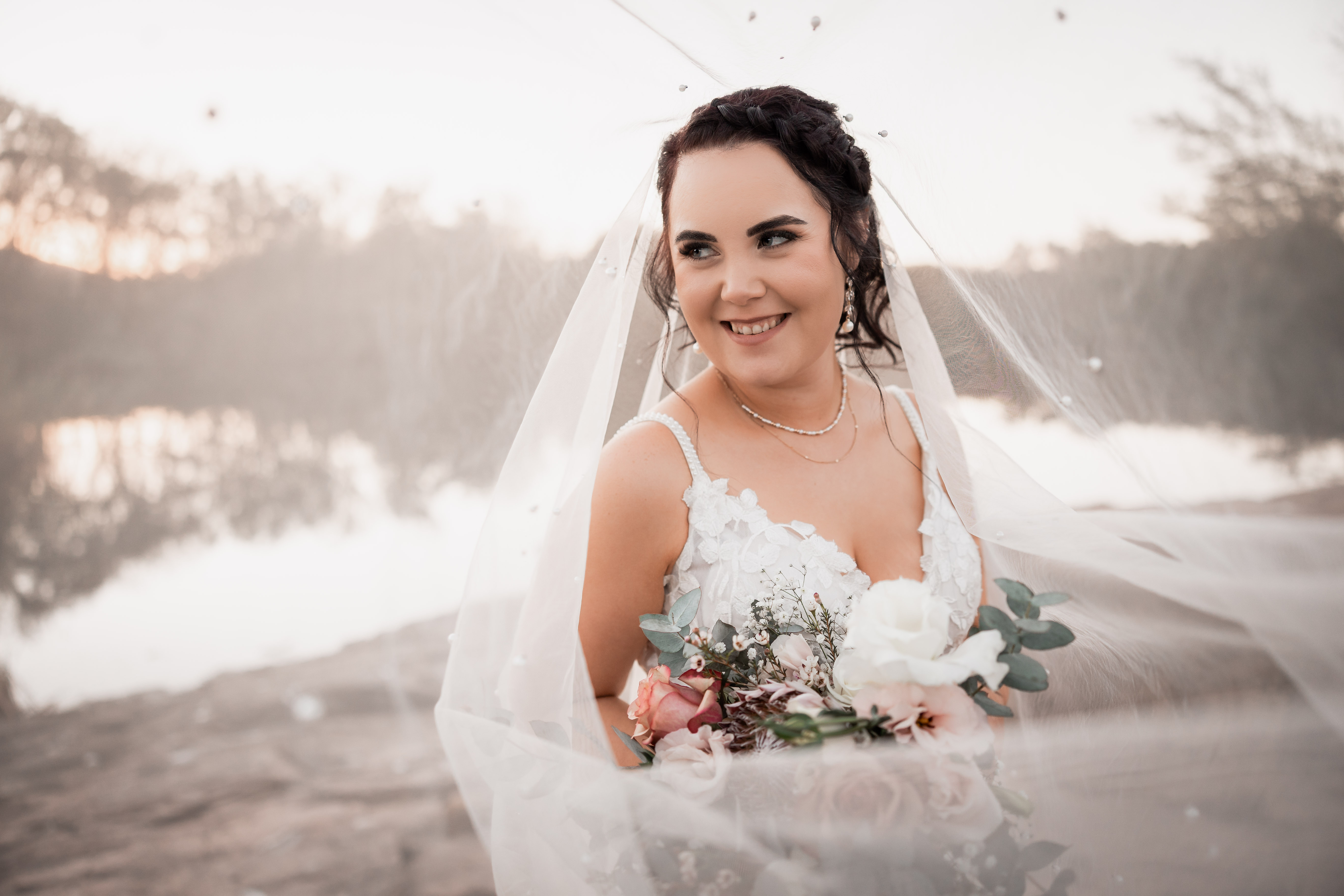 Bridal hair and makeup — Lustique Co., Pretoria